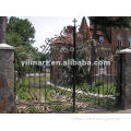 Hand forged garden wrought iron main gate YL-E075